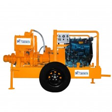 6 inch oasis type dewatering pump with Kirloskar engine