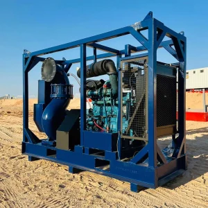 dewatering pumps used in oil and gas industry project