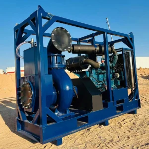 mining dewatering pump system handling groundwater removal