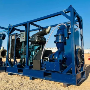 flood control pumping system in large infrastructure project