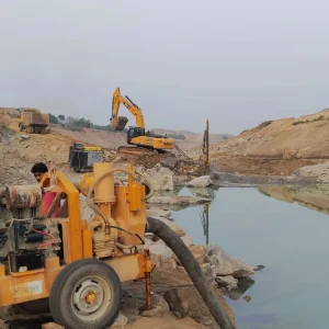 industrial water removal pump system in factory drainage