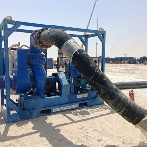 high efficiency dewatering pump system for site drainage
