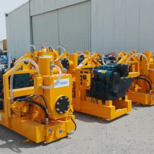 large scale flood control pump system in project site