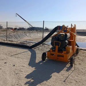 pipeline dewatering pump used in oil and gas project