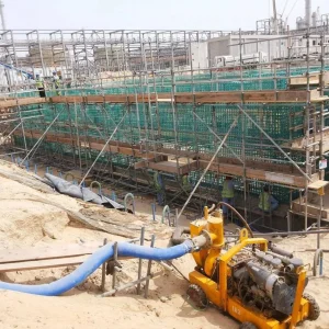 diesel engine dewatering pump used in heavy duty application