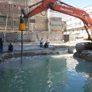 high pressure dewatering pump system for water removal