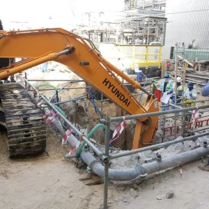 flood relief pumping system used in emergency situations