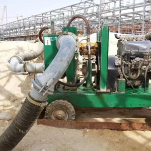 high head dewatering pump system for industrial water removal