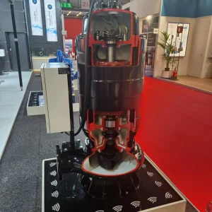 excavation water removal pump system in construction site