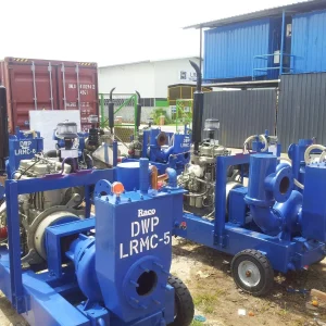 mobile centrifugal pump for emergency water removal