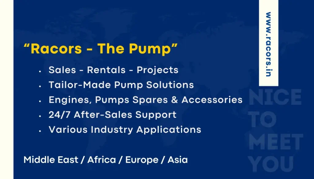 dewatering pumps supplier business card