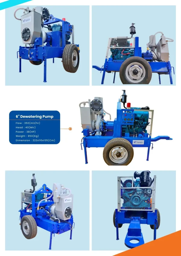 6 inch pump india