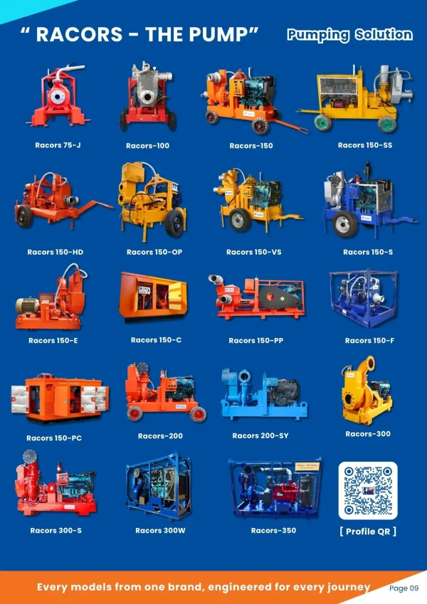 dewatering pump ranges