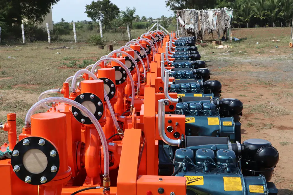dewatering pump services for construction site drainage