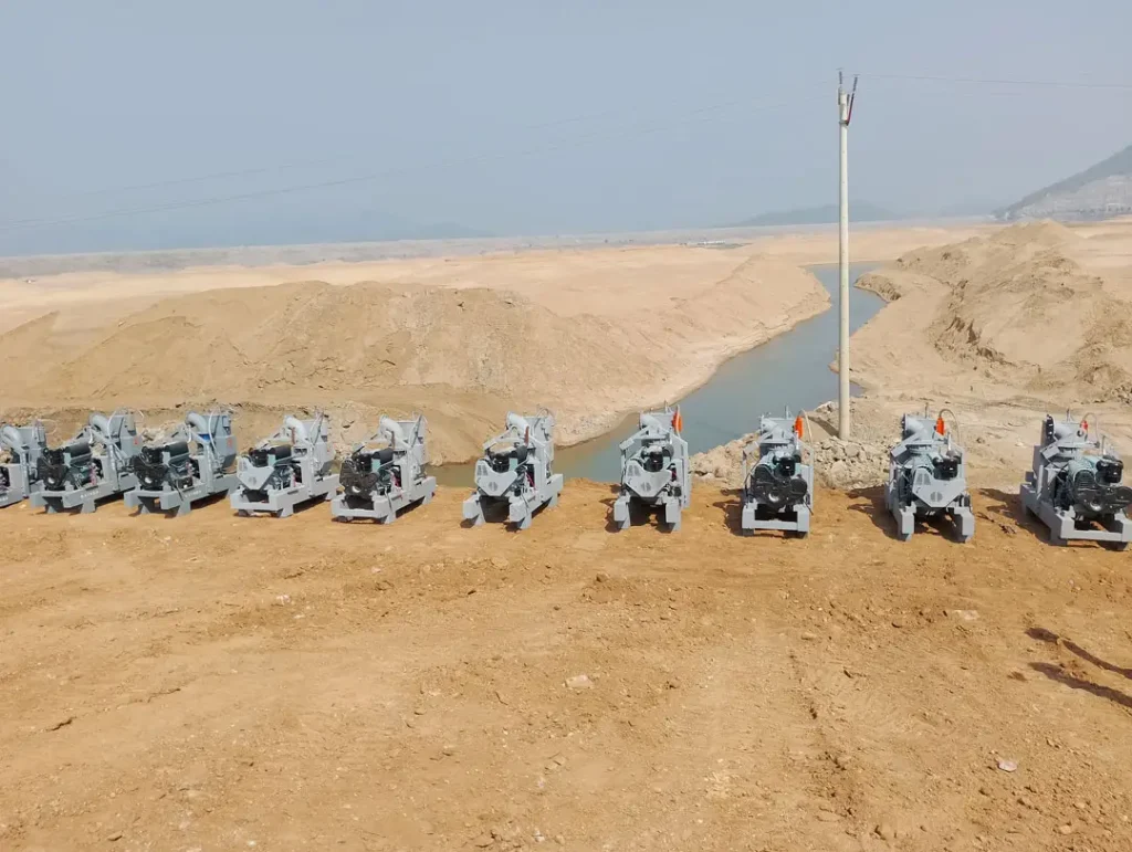 mobile pump rental service ready for deployment