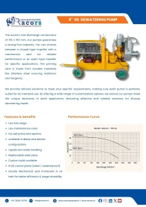 6 inch ss dewatering pump